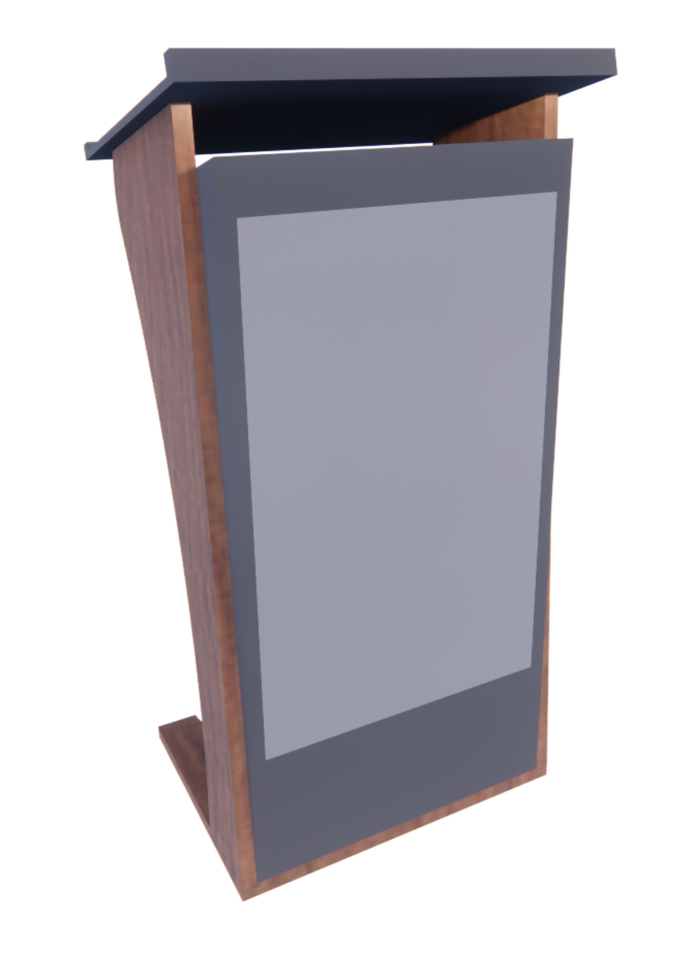 ROSTRUM WITH SCREEN
