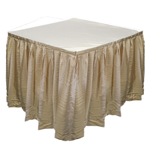 Load image into Gallery viewer, BANQUET TABLES WITH CLOTH OR SKIRTING | SQUARE (3&#39;X3&#39;)
