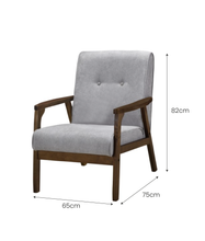 Load image into Gallery viewer, ARMCHAIR | VIP SOFA (CHF 1 Seater Wooden Sofa)
