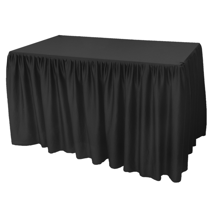 BANQUET TABLE WITH CLOTH OR SKIRTING | RECTANGLE (2' X 4')